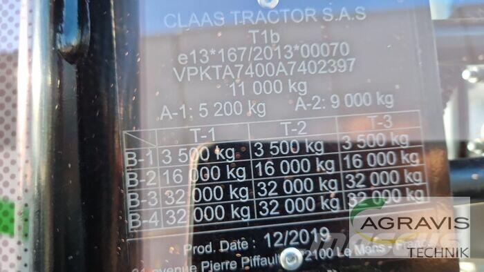 CLAAS ARION 550 CEBIS الجرارات