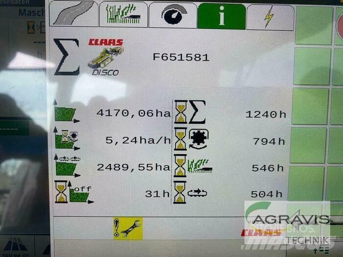 CLAAS DISCO 9200 C AS جزازات