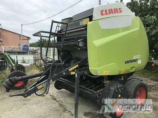 CLAAS VARIANT 450 محزمات مستديرة