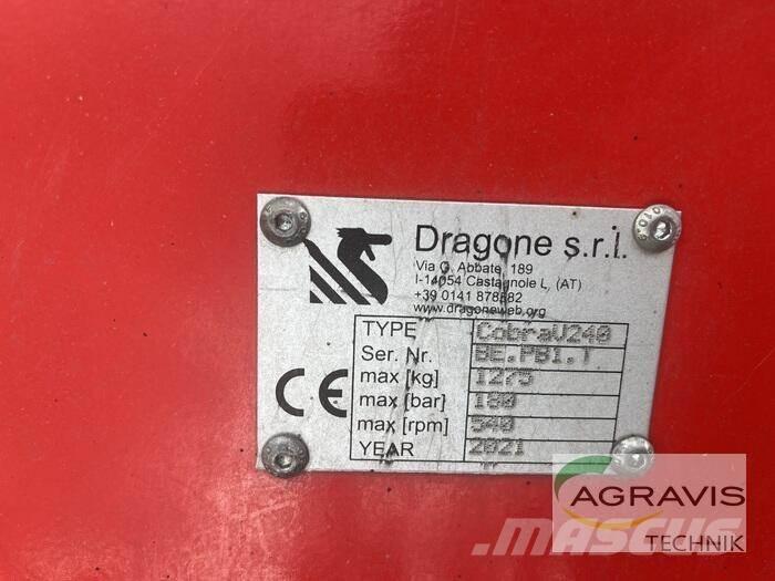 Dragone COBRA 240 جزازات وأغطية المراعي