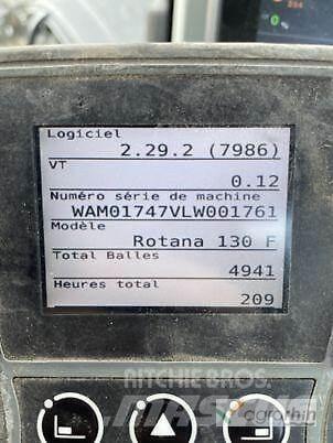 Fendt ROTANA 130 F محزمات مستديرة