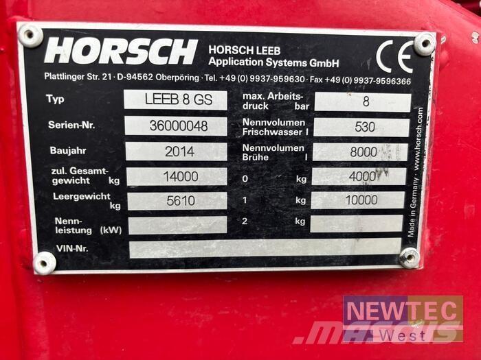  LEEB 8 GS الرشاشات