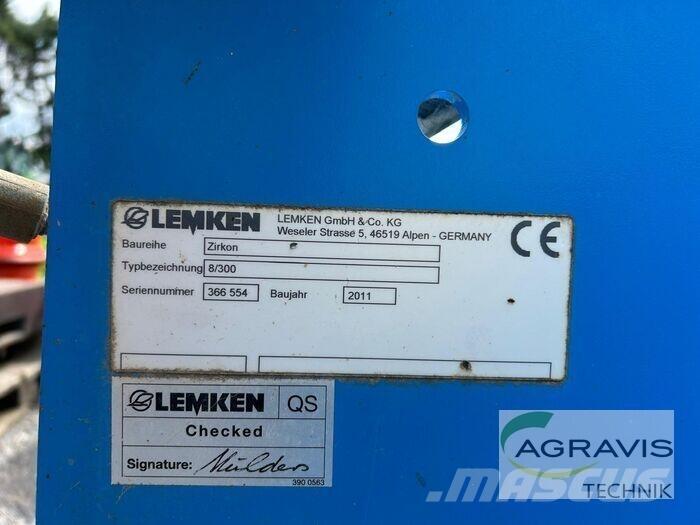 Lemken ZIRKON 8/300 الكاسحات وقلابات التربة ذات المحركات