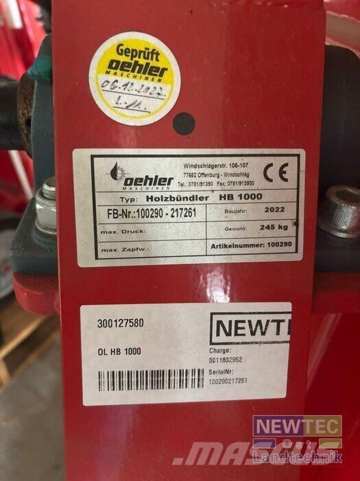 Oehler OL HB 1000 ماكينات وملحقات مواش أخرى