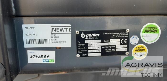 Oehler OL ZDK 180 U مقطورات قلابة