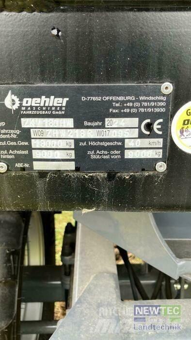 Oehler OL ZDK/HW 180 مقطورات قلابة