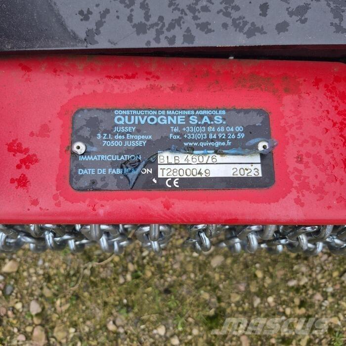Quivogne BLB 460/6 جزازات وأغطية المراعي