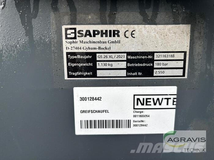 Saphir GREIFSCHAUFEL ماكينات وملحقات مواش أخرى