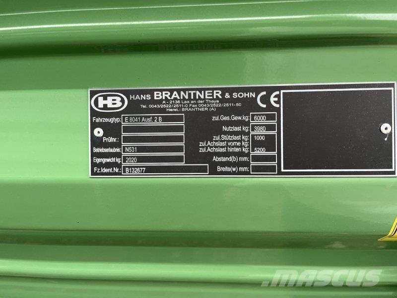 Brantner E6040 مقطورات قلابة