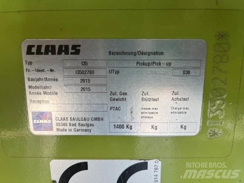 CLAAS Pick-Up رؤوس الحصادات الدراسات