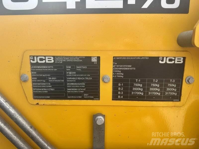 JCB 542-70 مناولات متداخلة
