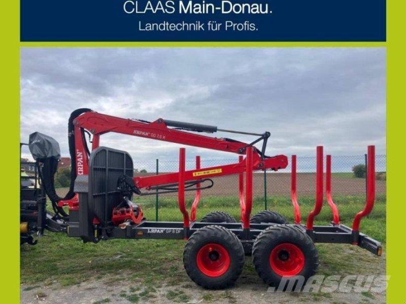 Krpan GP 8 DF قاطعات وجامعات الأشجار