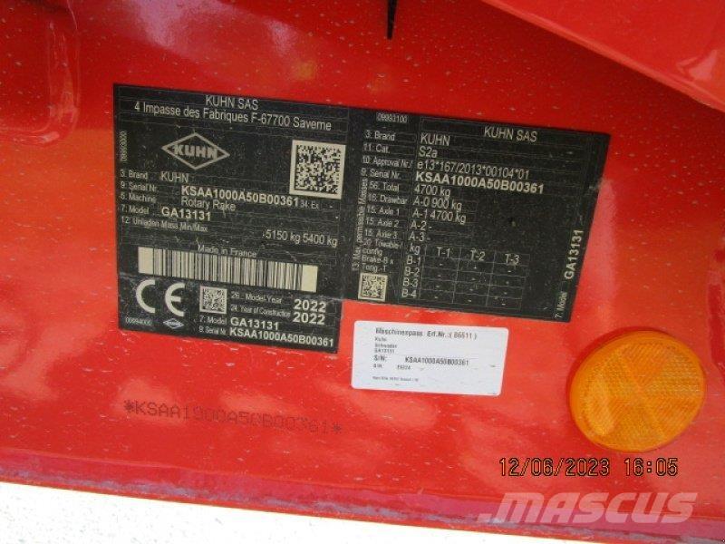 Kuhn GA 13131 محشات