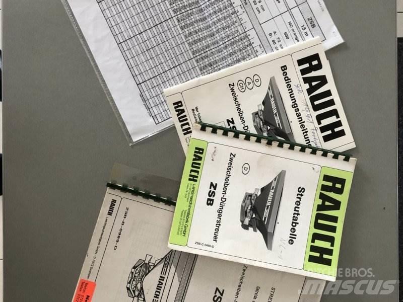 Rauch ZSB 900 معدات توزيع السماد العضوي
