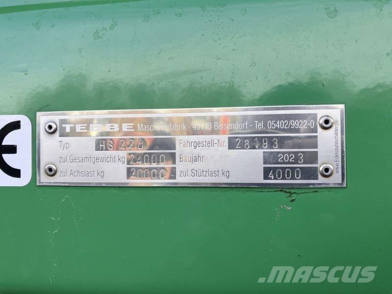 Tebbe HS 220 معدات توزيع السماد العضوي