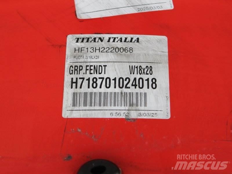 Titan W 18x28 الإطارات والعجلات والحافات