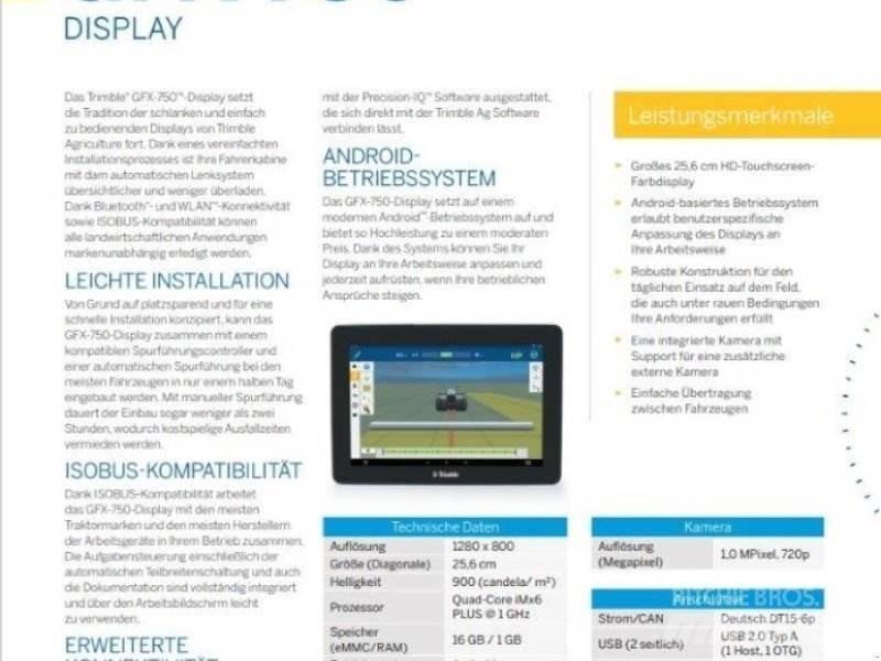 Trimble GFX 750 ماكينات زراعية أخرى