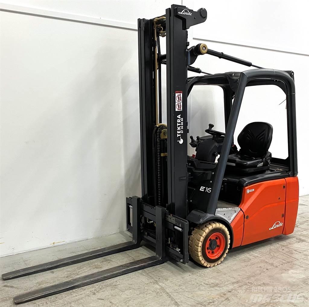 Linde E 16 C-01 شاحنات ذات رافعات شوكية تعمل بالكهرباء