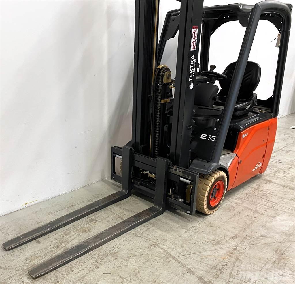 Linde E 16 C-01 شاحنات ذات رافعات شوكية تعمل بالكهرباء