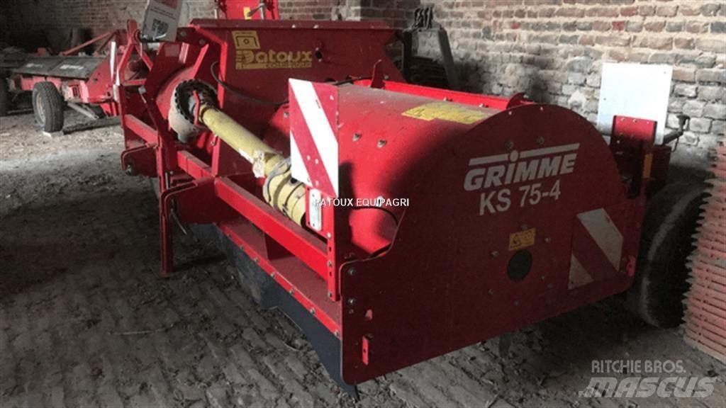 Grimme KS75/4 معدات جز نباتات البطاطس المتيبسة