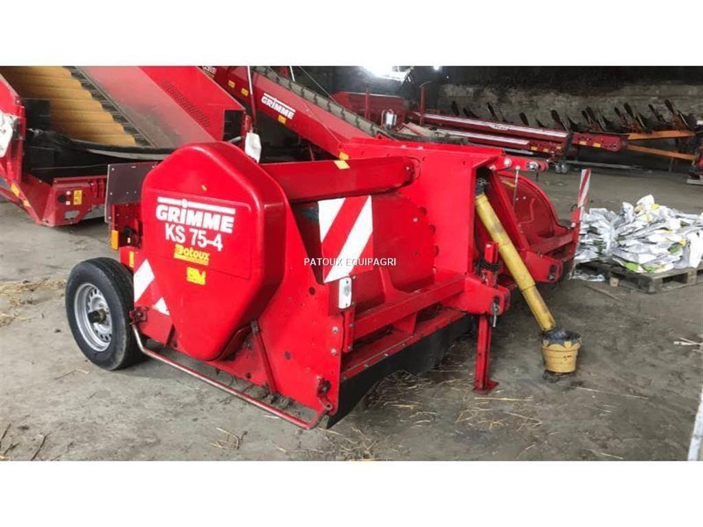 Grimme KS75/4 معدات جز نباتات البطاطس المتيبسة