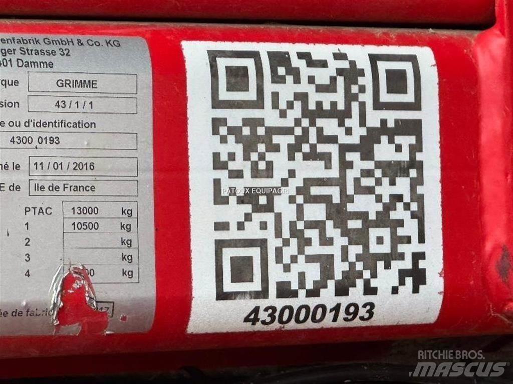 Grimme SV260 حفارات وحصادات البطاطس