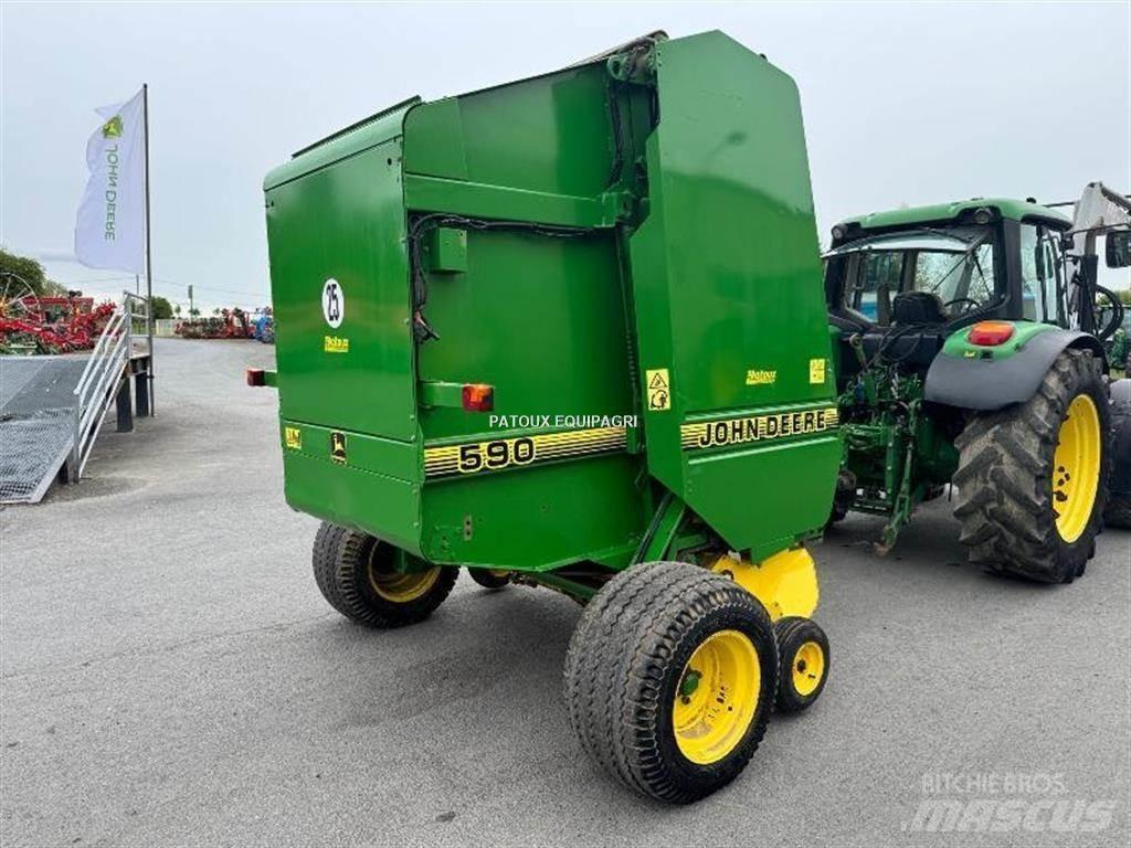John Deere 590 محزمات مستديرة