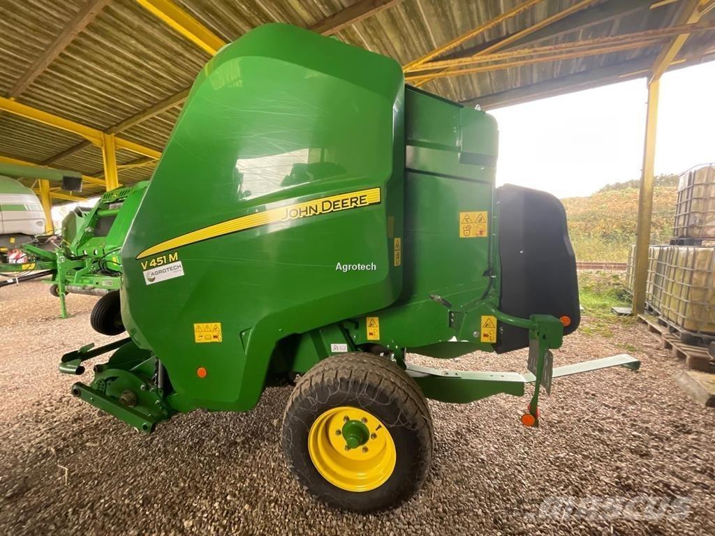 John Deere V451M محزمات مستديرة