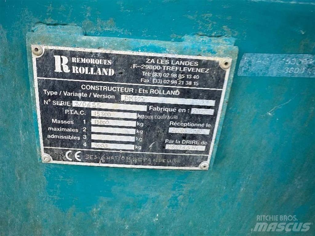 Rolland RT175 معدات توزيع السماد العضوي