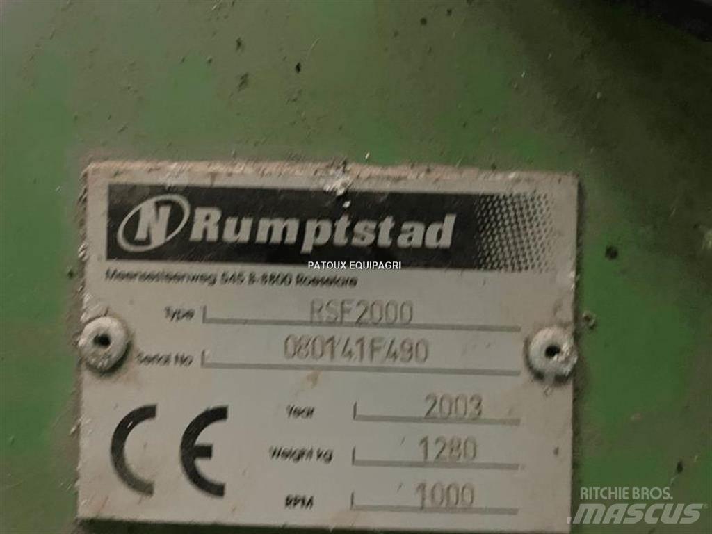 Rumpstad RSF2000 الكاسحات وقلابات التربة ذات المحركات