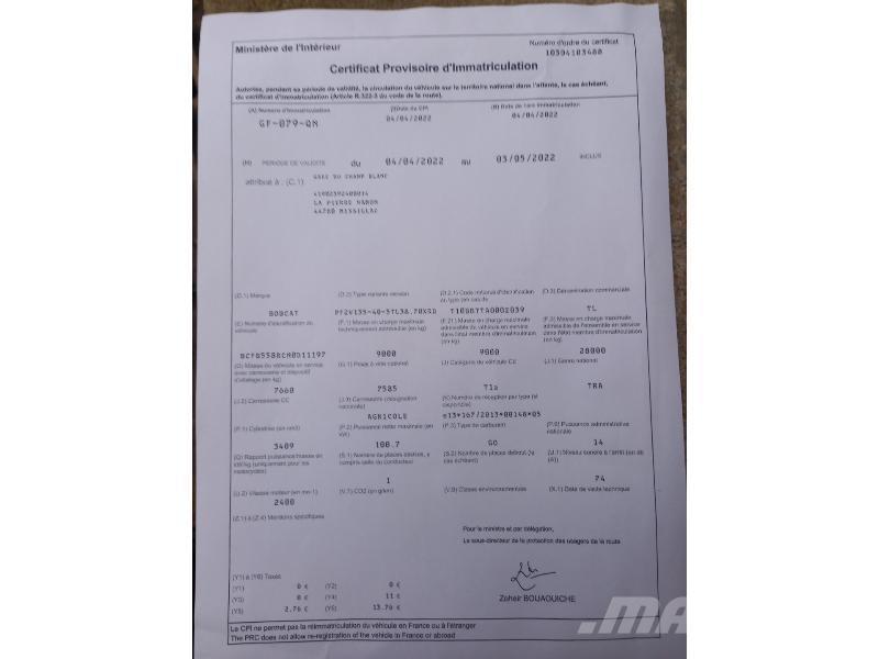 Bobcat TL38-70HF 135VR معدات البناء - غير ذلك