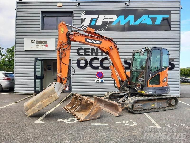 Doosan DX63-3 حفارات صغيرة أقل من 7 طن (حفارات صغيرة)