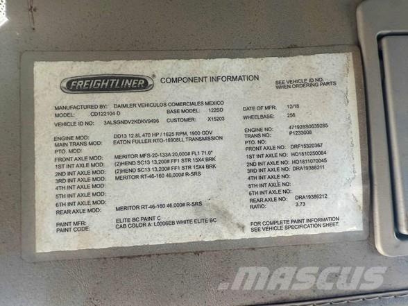 Freightliner 122SD شاحنات قلابة