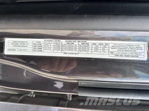 Peterbilt 567 وحدات الجر
