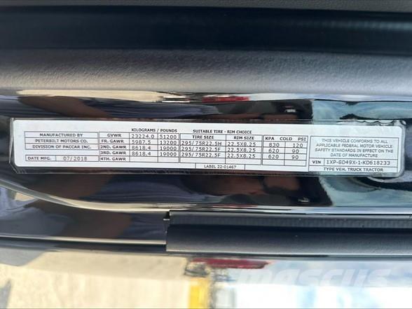 Peterbilt 579 وحدات الجر