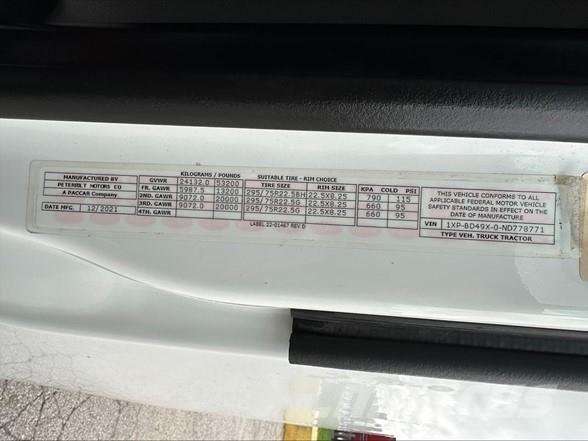 Peterbilt 579 وحدات الجر