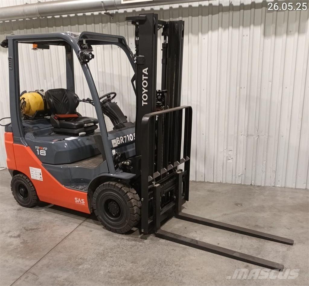 Toyota 02-8FGF18 شاحنات LPG