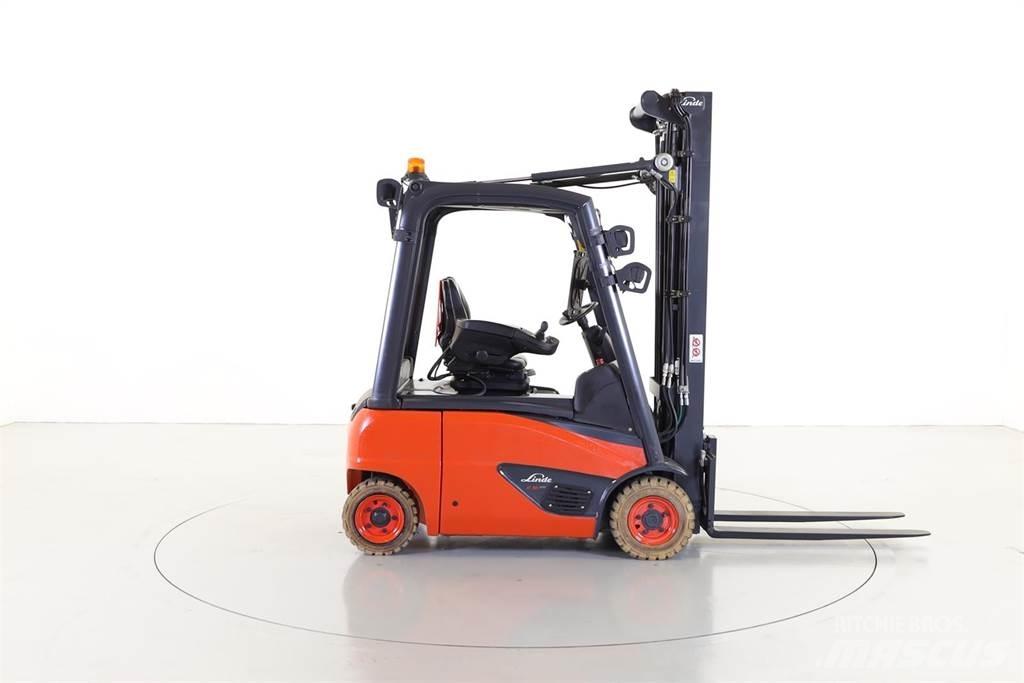 Linde E16P-02 شاحنات ذات رافعات شوكية تعمل بالكهرباء