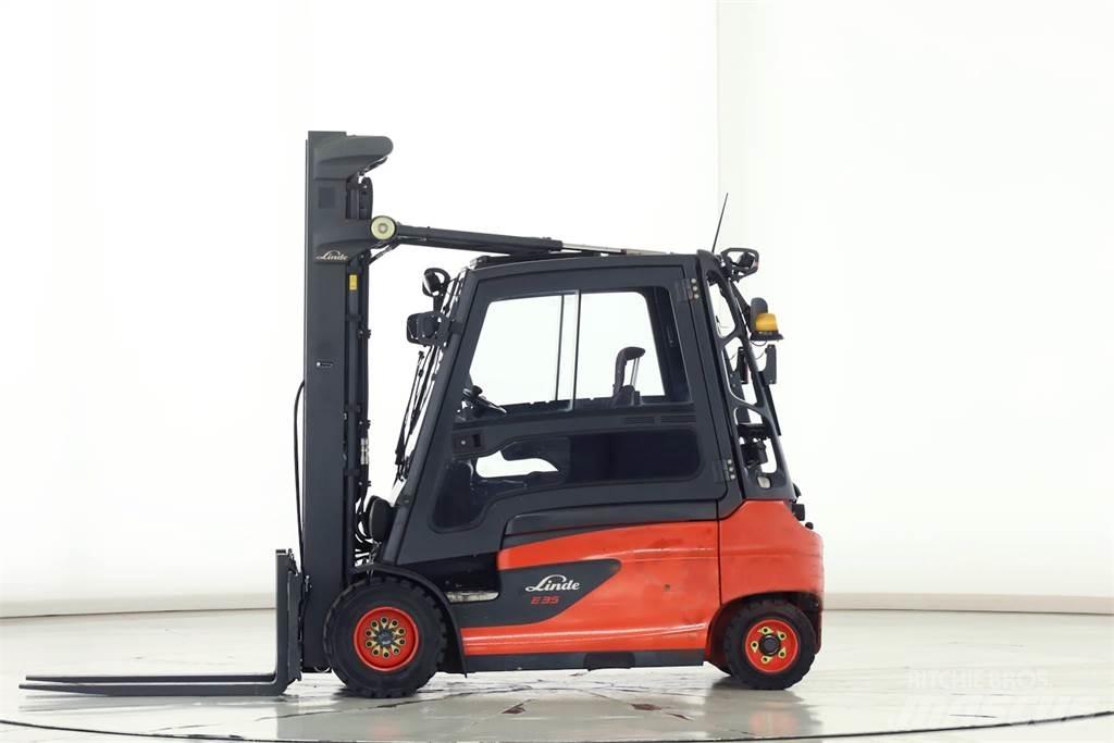 Linde E35L-01 شاحنات ذات رافعات شوكية تعمل بالكهرباء