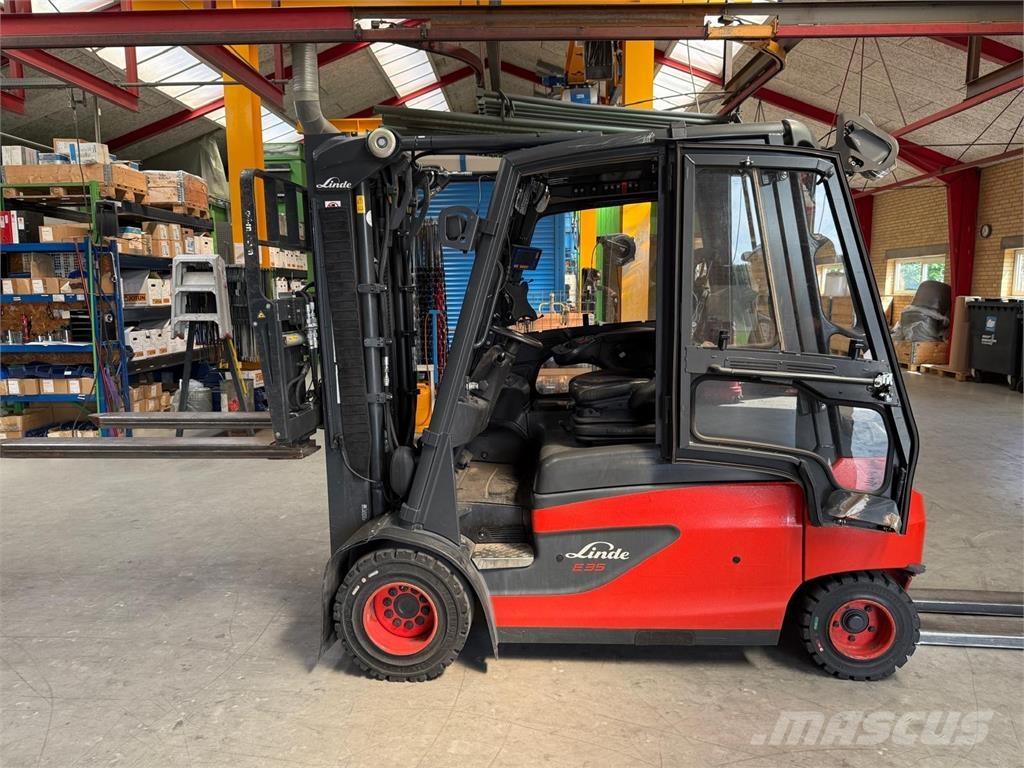 Linde E35L-01 شاحنات ذات رافعات شوكية تعمل بالكهرباء