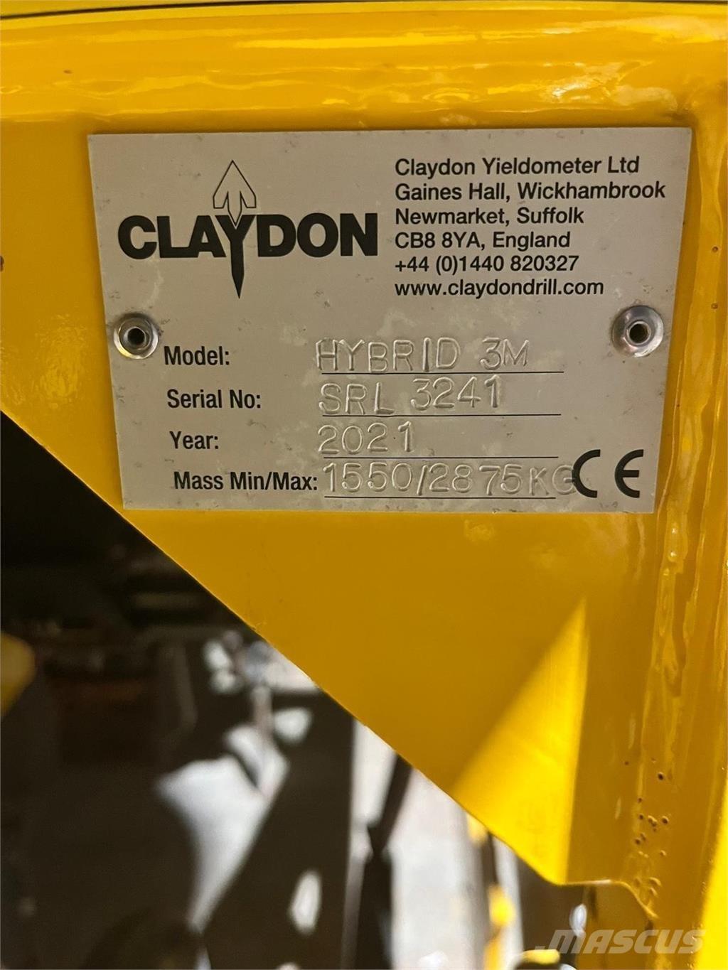 Claydon 3M HYBRID ماكينات زراعية أخرى