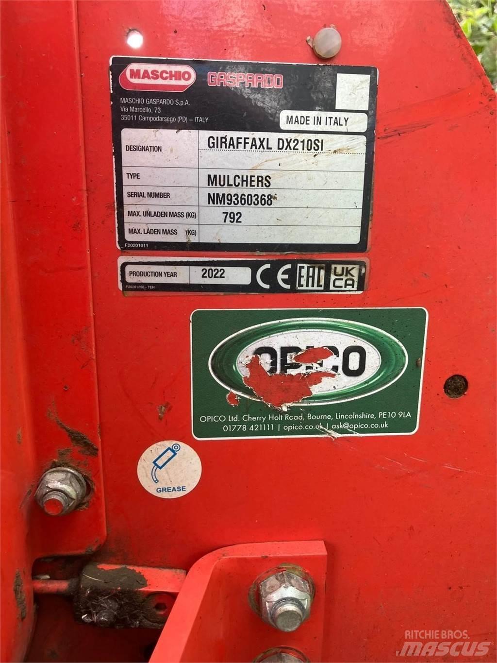 Maschio GIRAFFA XL جزازات