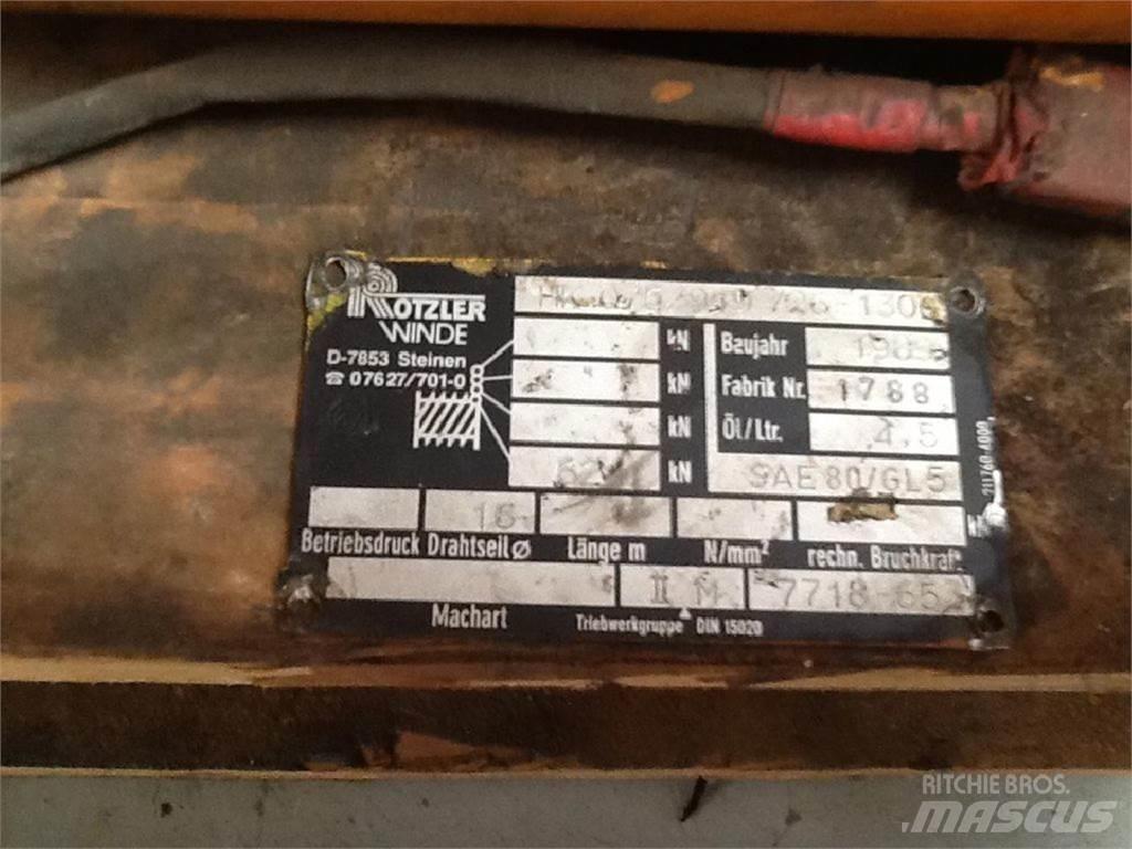 Faun RTF 30 winch أجزاء ومعدات رافعات