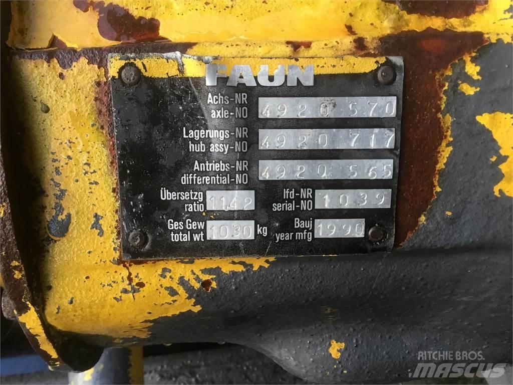 Faun RTF 50-3 axle 1 محور العجلة