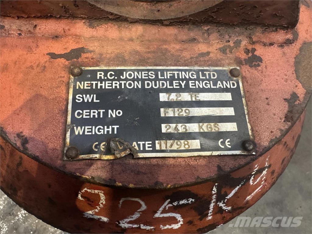  Hookball 7.2 ton أجزاء ومعدات رافعات