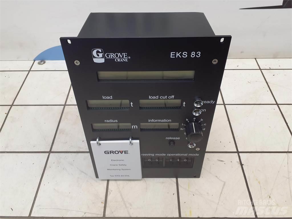 Krupp KMK EKS 83 أجزاء ومعدات رافعات