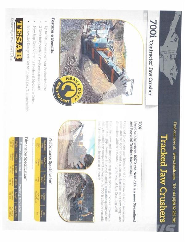 Tesab 700i جراشات