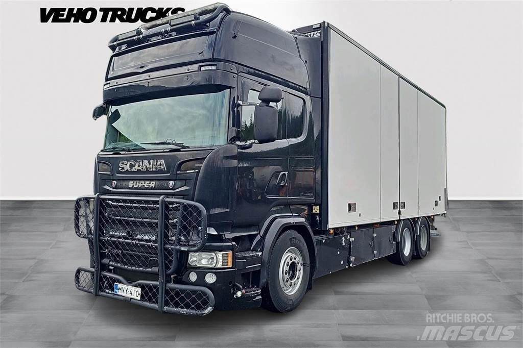 Scania R580 شاحنات ذات هيكل صندوقي