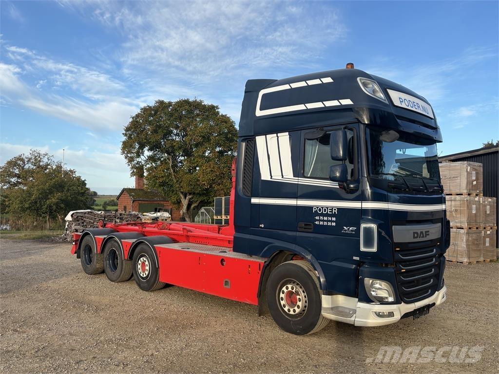 DAF XF 510 FAK 8X2 شاحنات الرافعات الخطافية