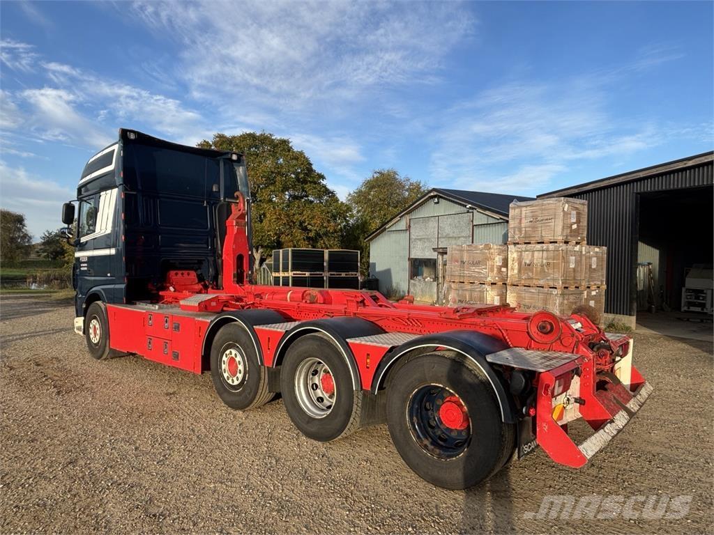 DAF XF 510 FAK 8X2 شاحنات الرافعات الخطافية